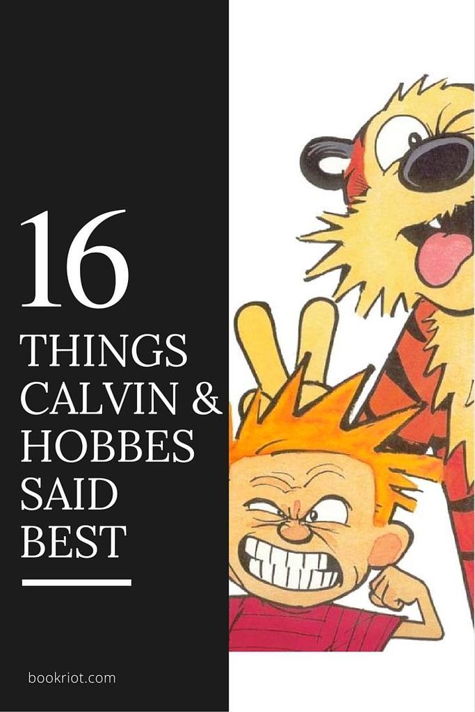 16 Things Calvin and Hobbes Said Better Than Anyone Else | Book Riot 