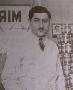 My grandfather in his store in 1941.