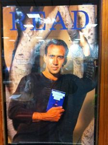 Nick Cage Read Poster