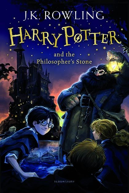 Harry Potter And The Philosopher's Stone Book Cover | BookRiot.com