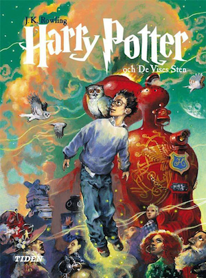 Harry Potter And The Philosopher's Stone | Swedish Harry Potter Book Covers