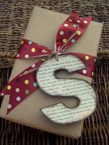 Book tag monogram