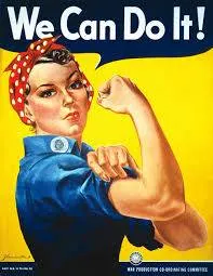 Rosie the Riveter We Can Do It! vintage poster
