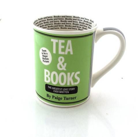 tea and book mug