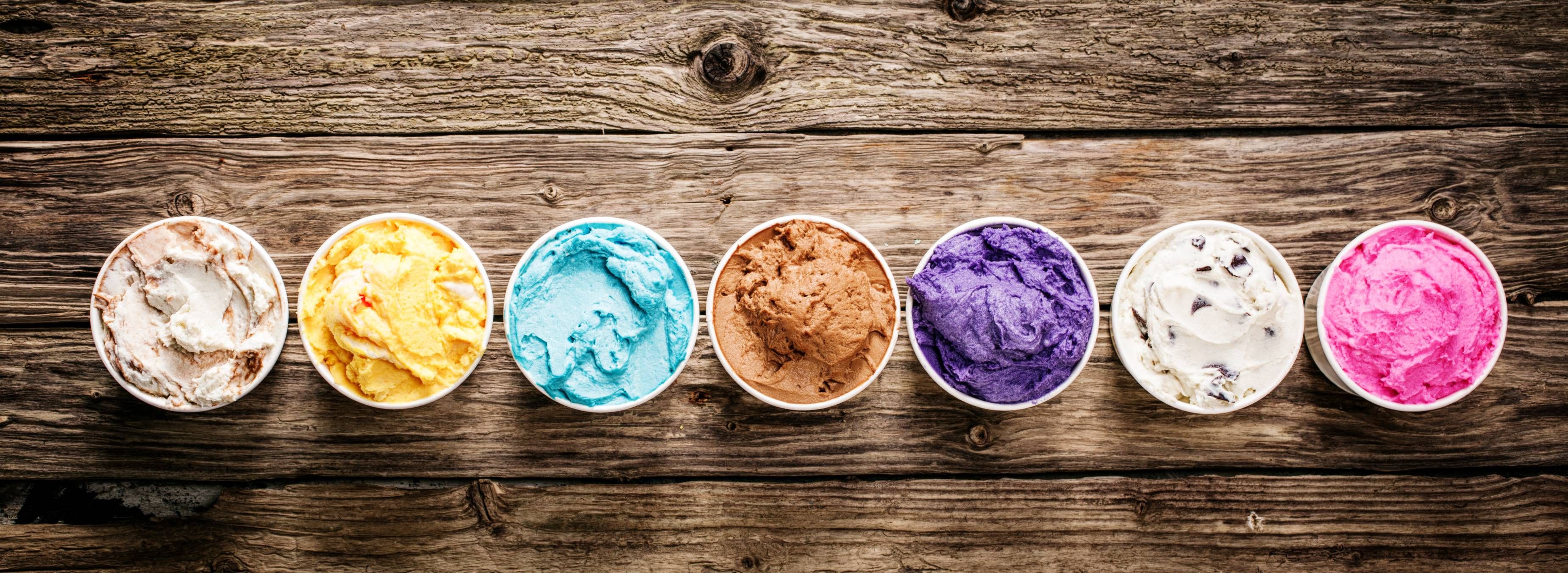 © stockcreations | Dreamstime.com - Assorted Flavors Of Gourmet Italian Ice Cream Photo