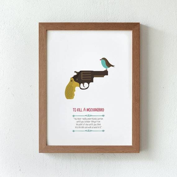 TKAM gun bird print