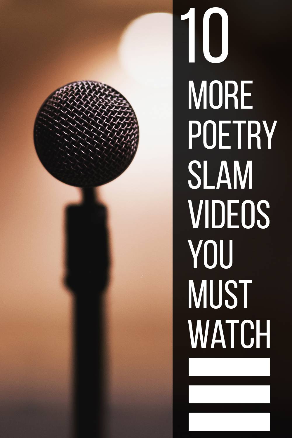 Need a poetry fix? Check out these 10 rad poetry slam videos!