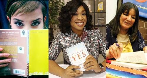 Emma Watson Shonda Rhimes Sandra Cisnero reading