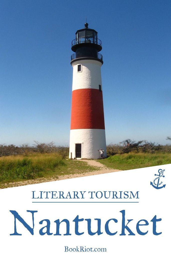 A Literary Tour of the Beautiful Island of Nantucket, Massachusetts | This work, "Literary Tourism: Nantucket," is a deritative of "Sankaty Lighthouse" by Ethan Oringel, used under CC BY 2.0. "Literary Tourism: Nantucket" is licensed under CC BY 2.0 by Kate Scott.