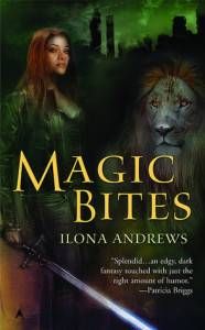 Shifter romance cover Magic Bites by Ilona Andrews