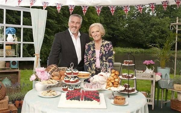 Paul Hollywood and Mary Berry GBBO