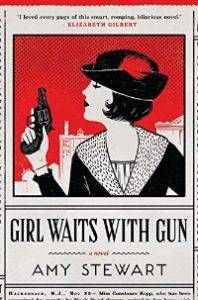 girl waits with gun