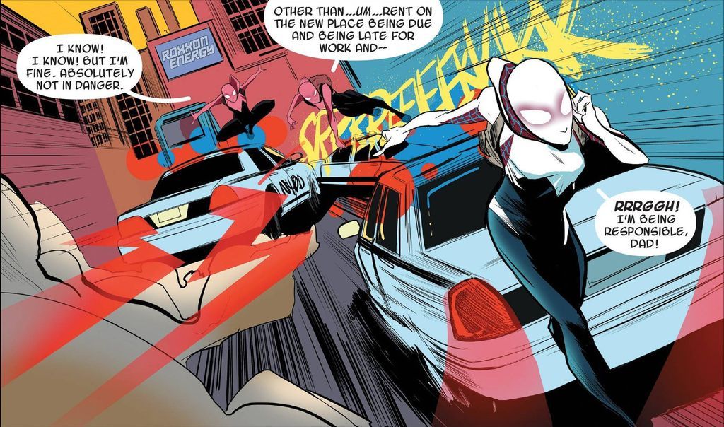 Spider-Gwen from 15 Superpowered Ladies to Fangirl Over | BookRiot.com 