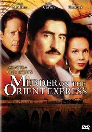 DVD cover of Murder on the Orient Express 2001 in A Guide to Onscreen Versions of Hercule Poirot | BookRiot.com