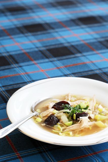 Burns Night Cock-a-Leekie soup idea | Bookriot.com