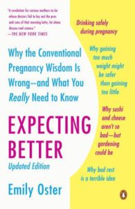 Expecting Better by Emily Oster book cover