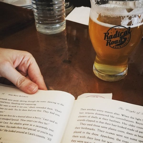 Reading at Toronto based brewery Radical Road. Public Places to Read (Other Than a Café)