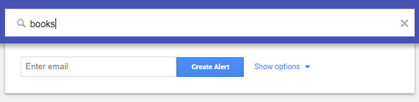 Google Alerts Book News