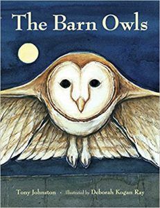 THE BARN OWLS BY TONY JOHNSTON book cover