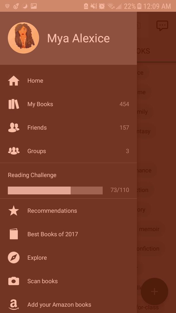 goodreads app