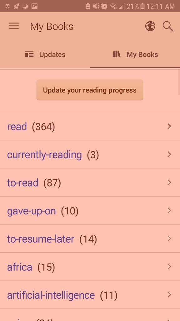 goodreads app