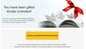 Kindle Unlimited Gift | Book Riot