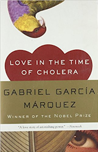 Love in the Time of Cholera book cover