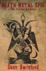 death metal epic cover (tan background with horned goat god)