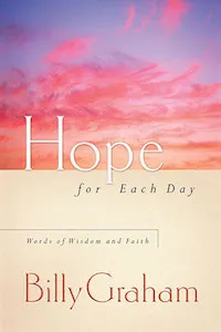 Hope for Each Day by Billy Graham book cover