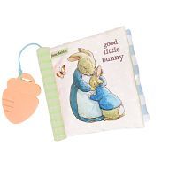 Book cover for beatrix potter rabbit book teether