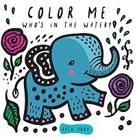 Book cover for color me: who's in the water soft book