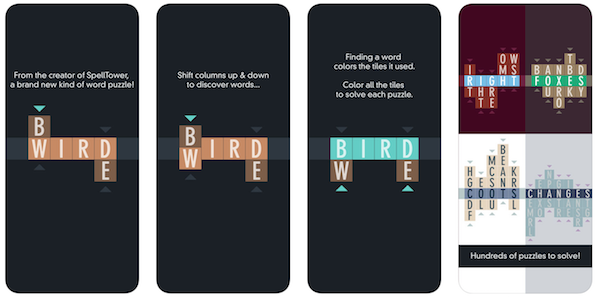 Typeshift game app screenshot