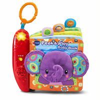 Book cover for vtech baby peek soft book