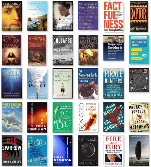 Example of an Instagrammable book list