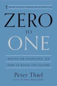 Cover of Zero to One by Peter Thiel
