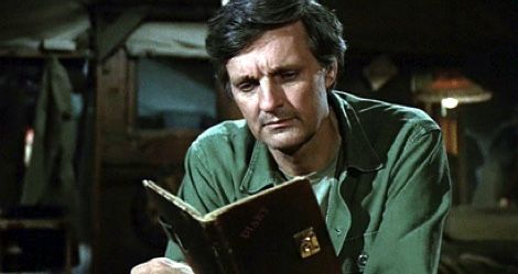 Alan Alda reading MASH memoirs feature