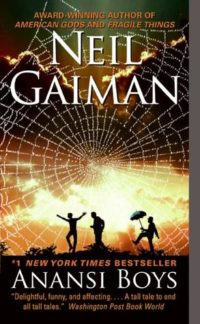 Anansi Boys book cover by Neil Gaiman