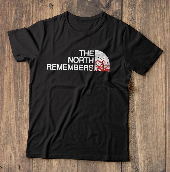 The North Remembers North Face Parody Tee