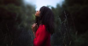 young woman or teenager praying religious religion feature