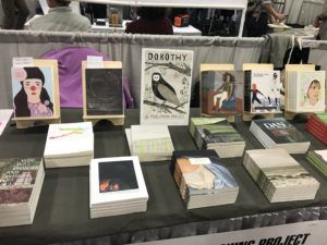 Paper Darts table at AWP 2019 Book Fair