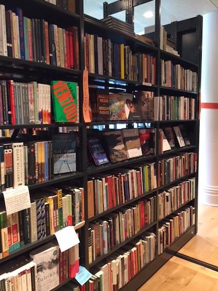 Poetry section at City of Asylum in Pittsburgh, Pennsylvania