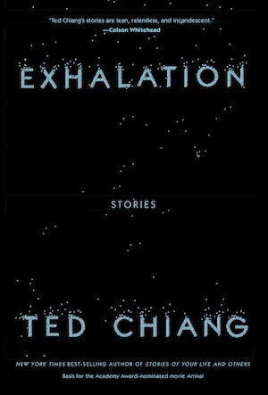 cover of short story collection Exhalation by Ted Chiang