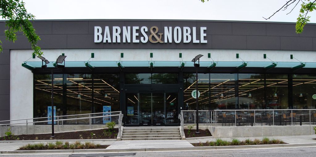 exterior of barnes and noble concept store