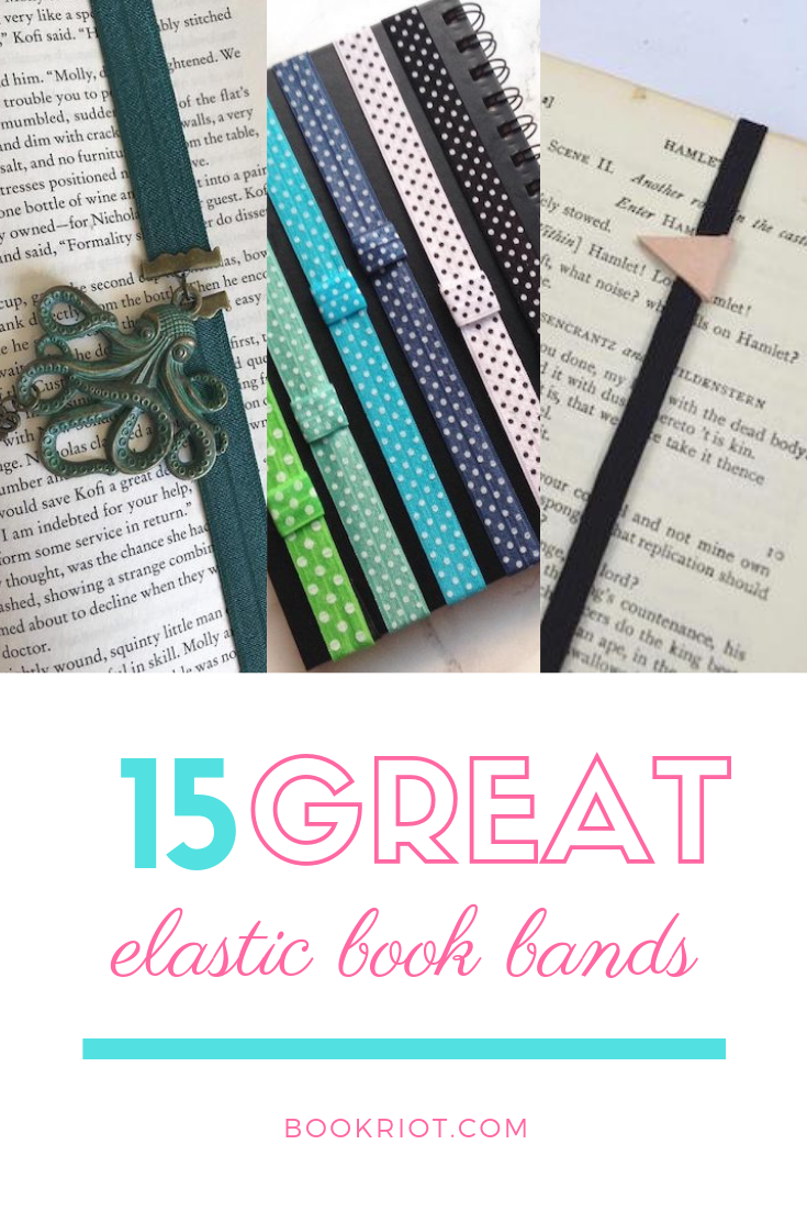 Cute, practical, and fun: these are the best elastic book bands to help hold your place in your book or in your planner. book bands | elastic book bands | book accessories | best book bands | bookmarks | page holders