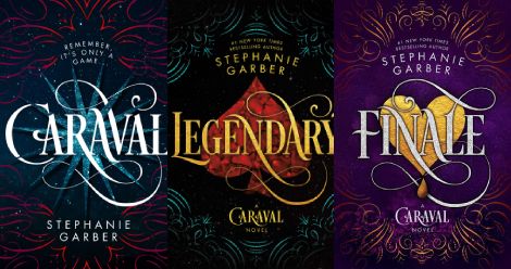 Caraval trilogy book covers