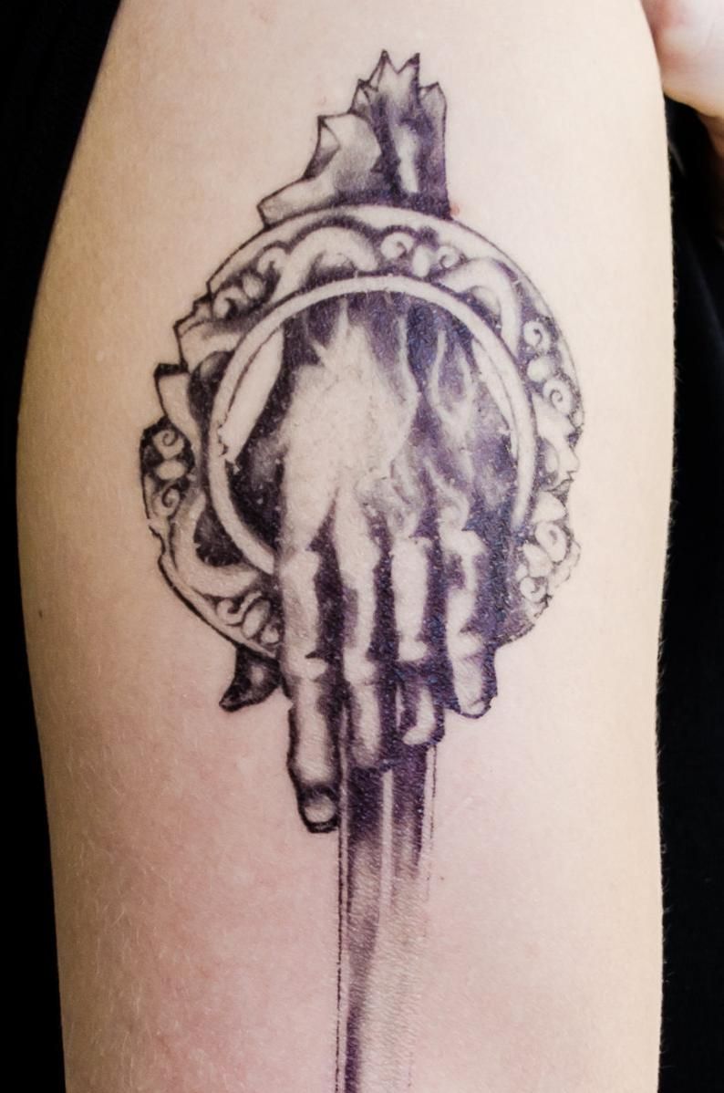 hand of the king game of thrones temporary tattoos