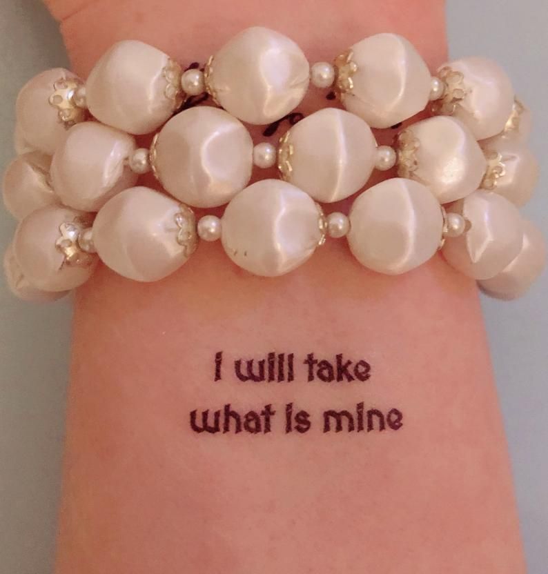 i will take what is mine game of thrones temporary tattoos