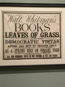Whitman Leaves of Grass ad