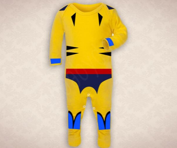 Wolverine Babysuit from Marvel Costumes | bookriot.com