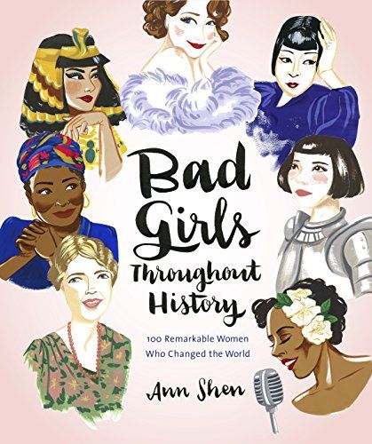 a graphic of the cover of Bad Girls Throughout History